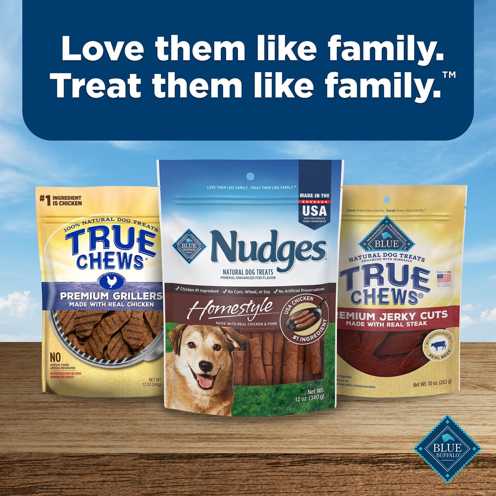 Récompense quotidienne Nudges Homestyle pour chiens actifs et gourmands.