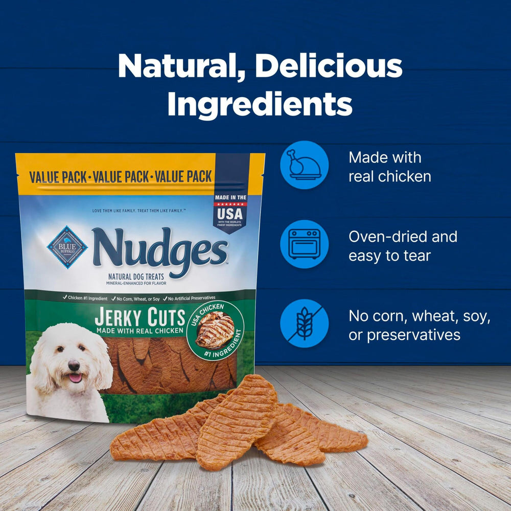Sachet de 36oz de Nudges Jerky Cuts pour une utilisation pratique.