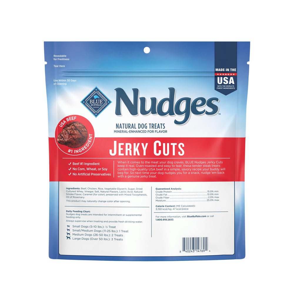 Texture tendre et savoureuse de Blue Buffalo Nudges pour toutes les tailles.