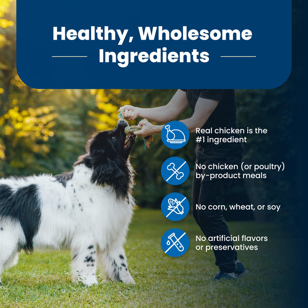 Blue Buffalo Life Protection Formula: omega-3 et omega-6 pour peau et pelage sains.