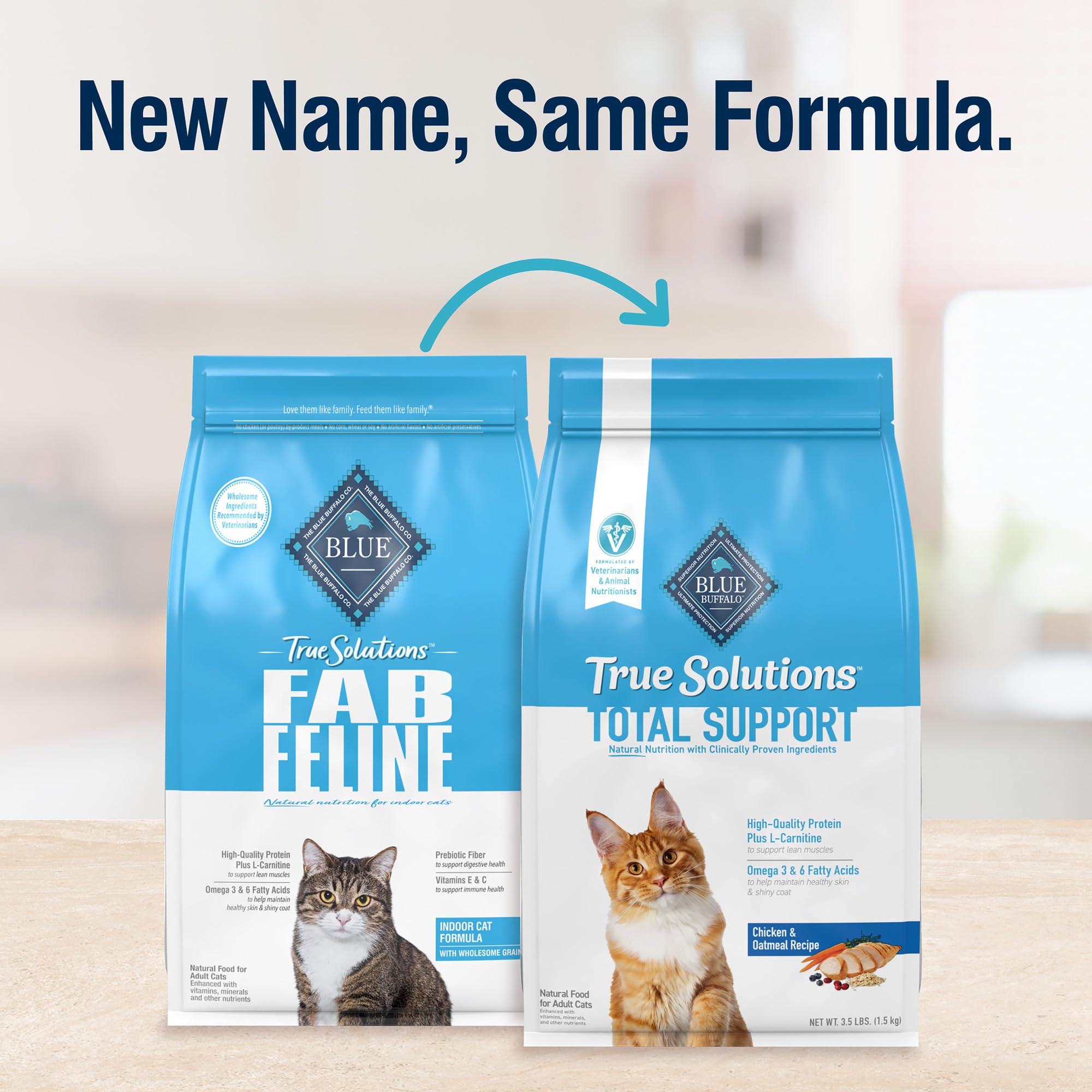 Blue Buffalo True Solutions, prébiotique digestif pour le chat.