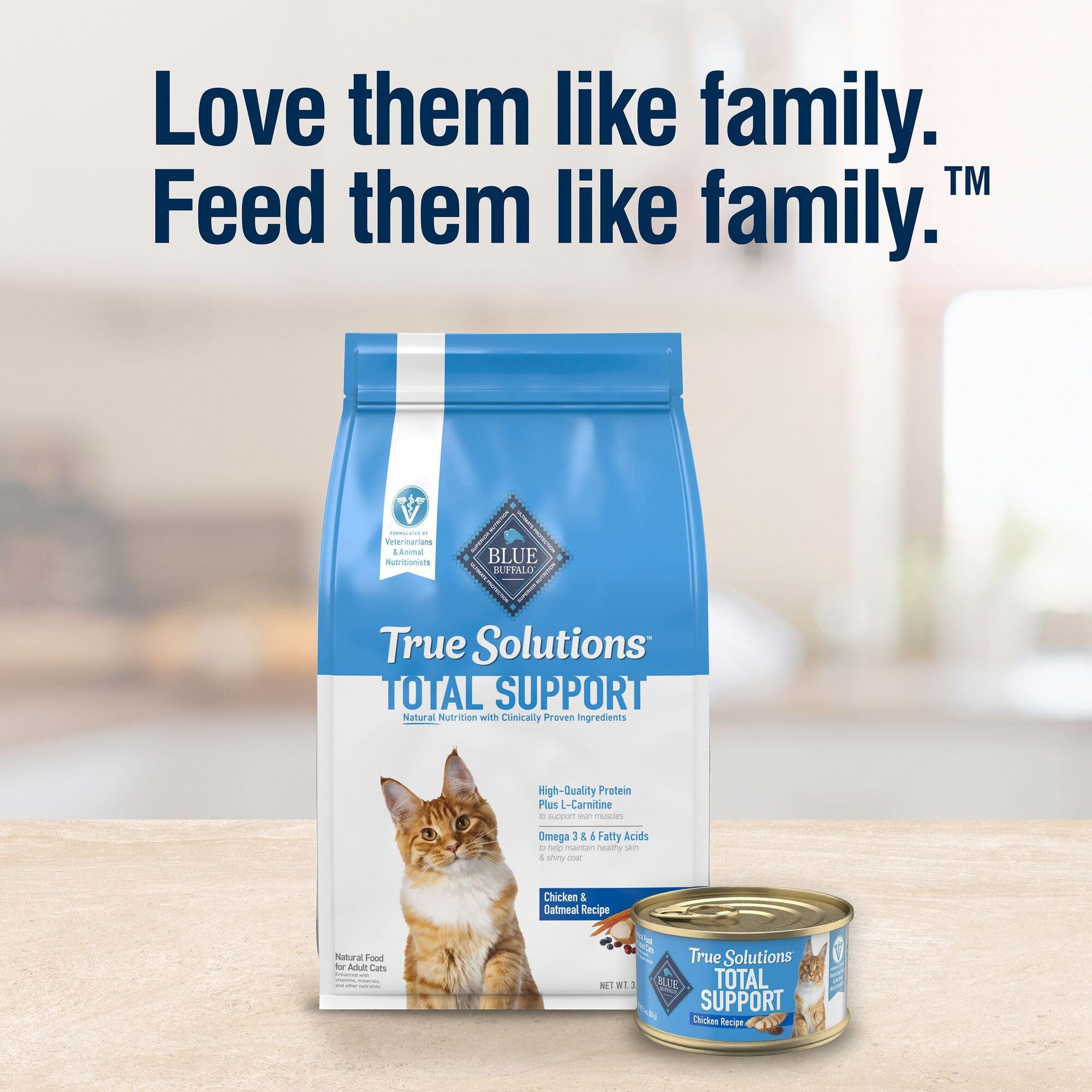 Blue Buffalo True Solutions croquettes adaptées aux chats d’intérieur.
