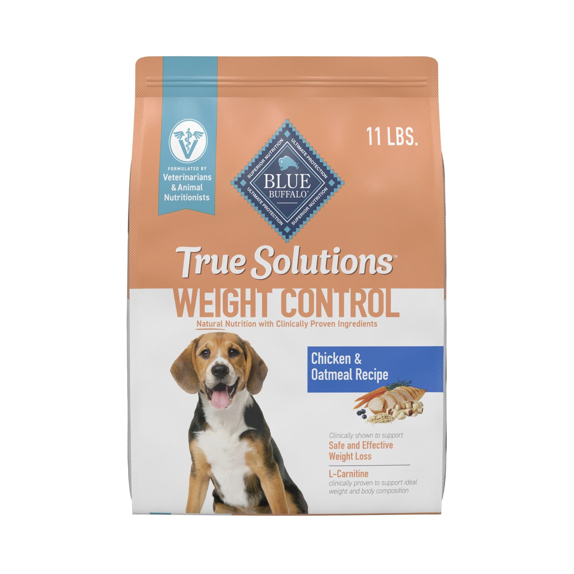 Blue Buffalo True Solutions sac-true-solutions-11-lb, alimentation pratique pour chien adulte.