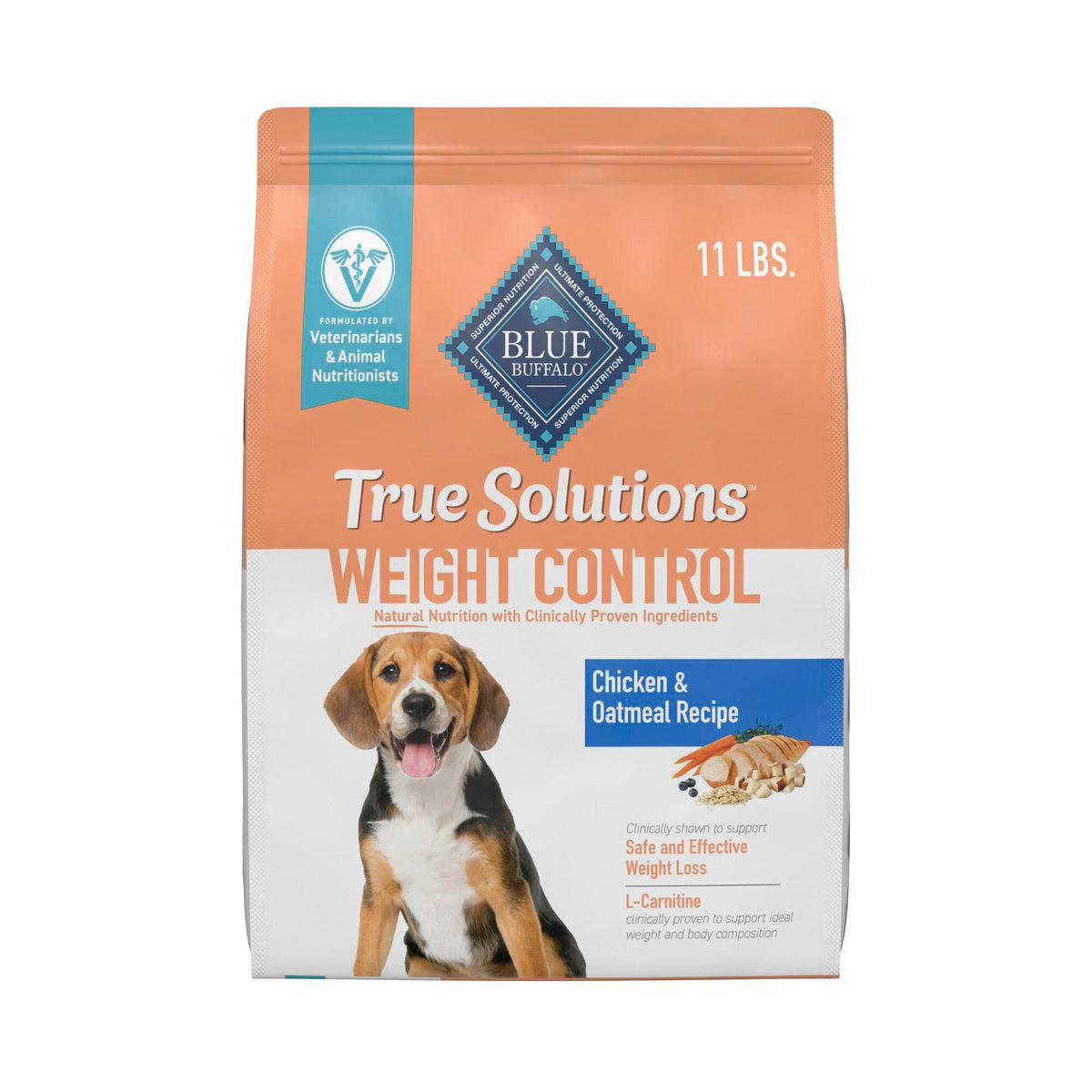 Blue Buffalo True Solutions sac-true-solutions-11-lb, alimentation pratique pour chien adulte.