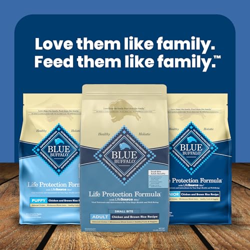 Blue Buffalo sachet 15 lb: emballage pratique pour repas quotidiens.