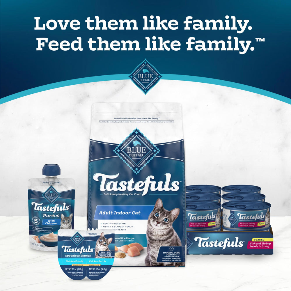 Blue Buffalo Tastefuls: arôme frais de poisson et crevettes.