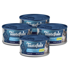 Blue Buffalo Tastefuls boîtes poulet en sauce 3oz, pratique pour le repas quotidien.