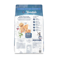 Blue Buffalo Tastefuls pour chat adulte intérieur avec riz brun et légumes.