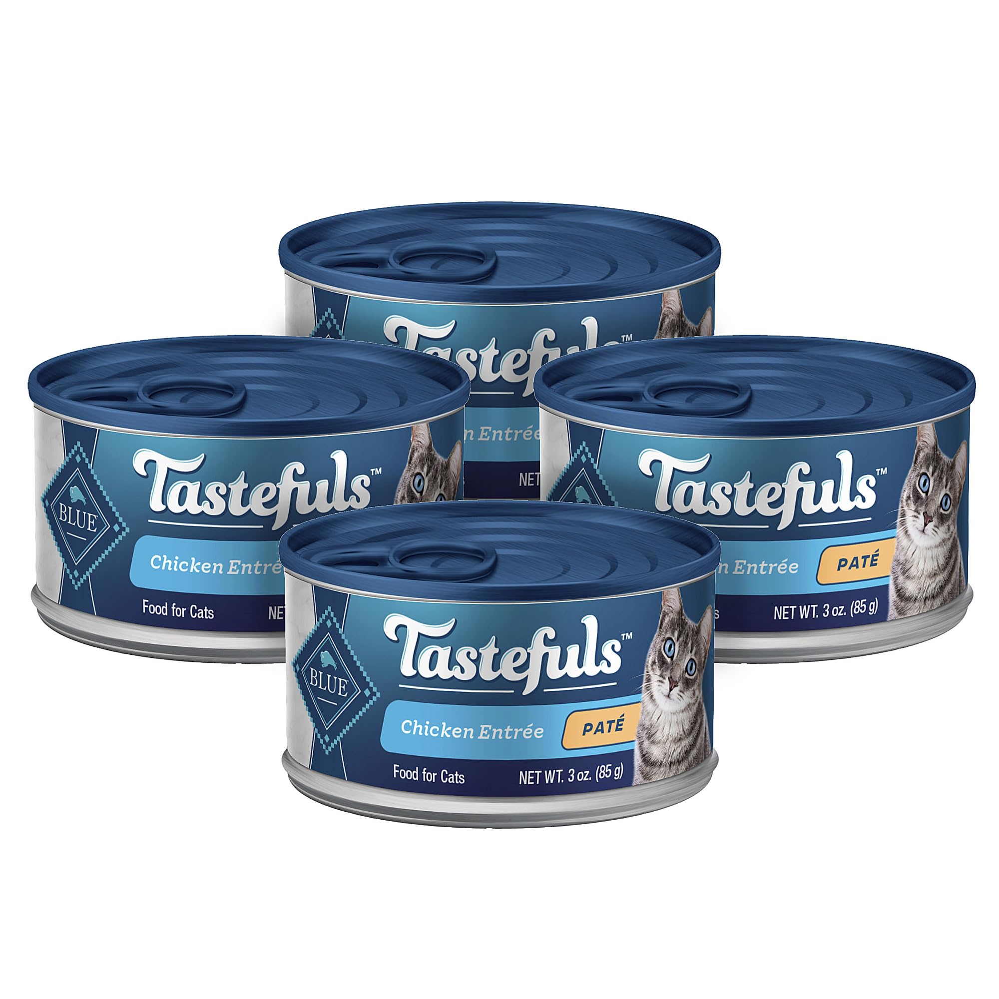 Blue Buffalo Tastefuls pâté au poulet, entrée en boîte 3 oz, protéine de qualité