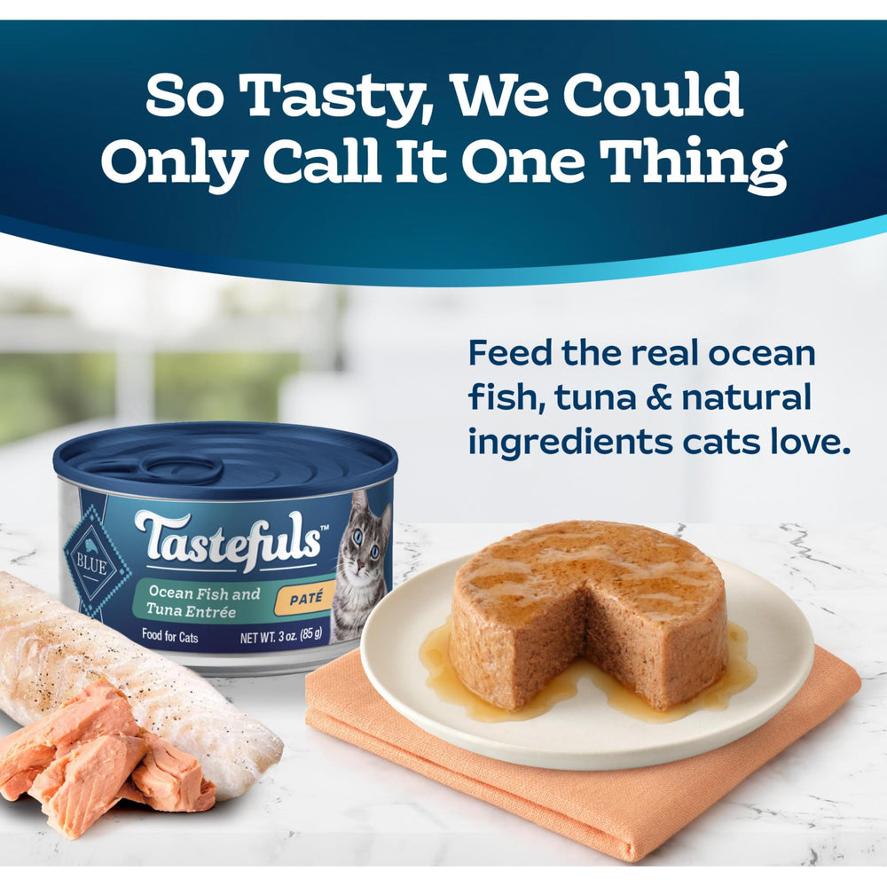 Blue Buffalo Tastefuls Chat Pâté Sans additifs artificiels, ingrédients naturels.