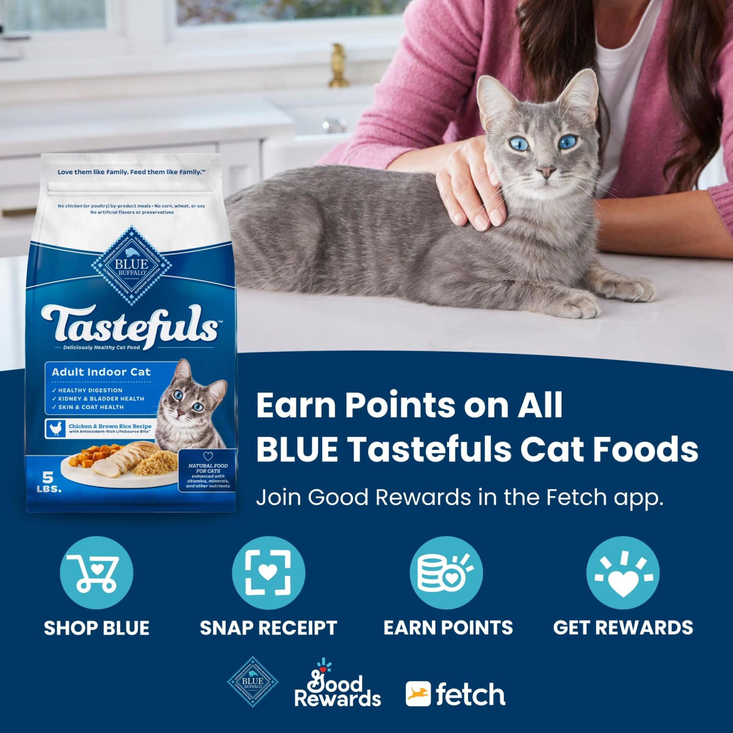 Blue Buffalo Tastefuls avec DHA et ARA pour le développement