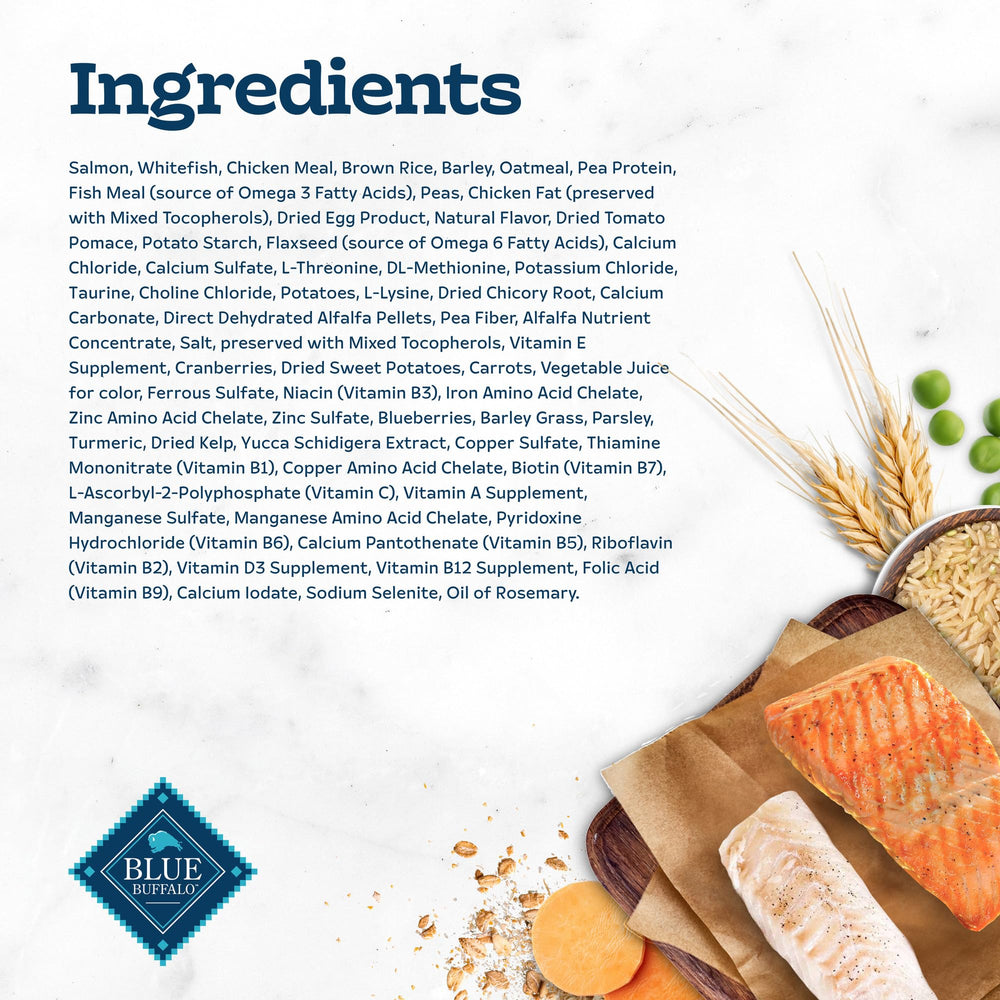Blue Buffalo Tastefuls fibres naturelles favorisant la digestion.