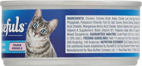 Blue Buffalo Tastefuls: ingrédients naturels et vitamines pour une alimentation équilibrée.