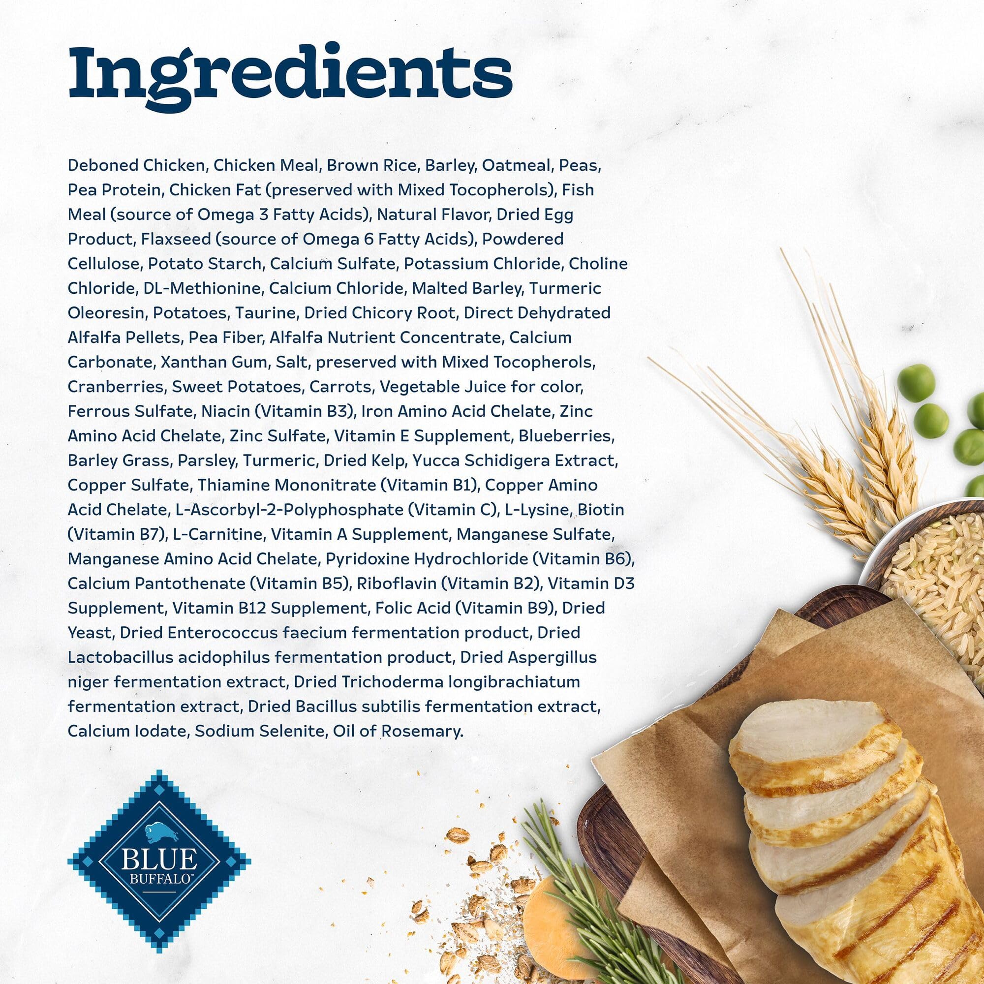 Ingrédients naturels Tastefuls enrichis en vitamines et minéraux pour l’équilibre.