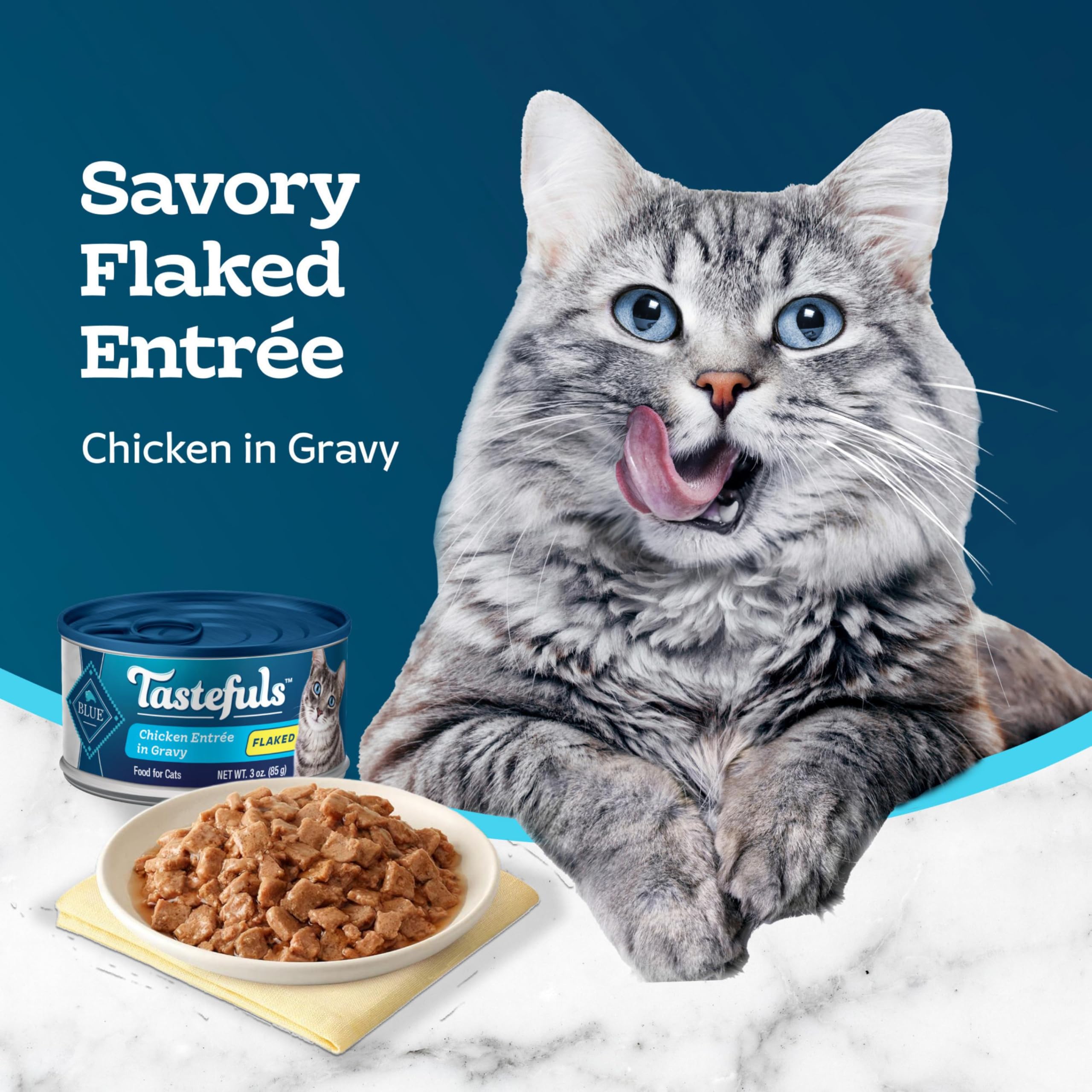 Blue Buffalo Tastefuls étiquette naturelle, sans ingrédients artificiels