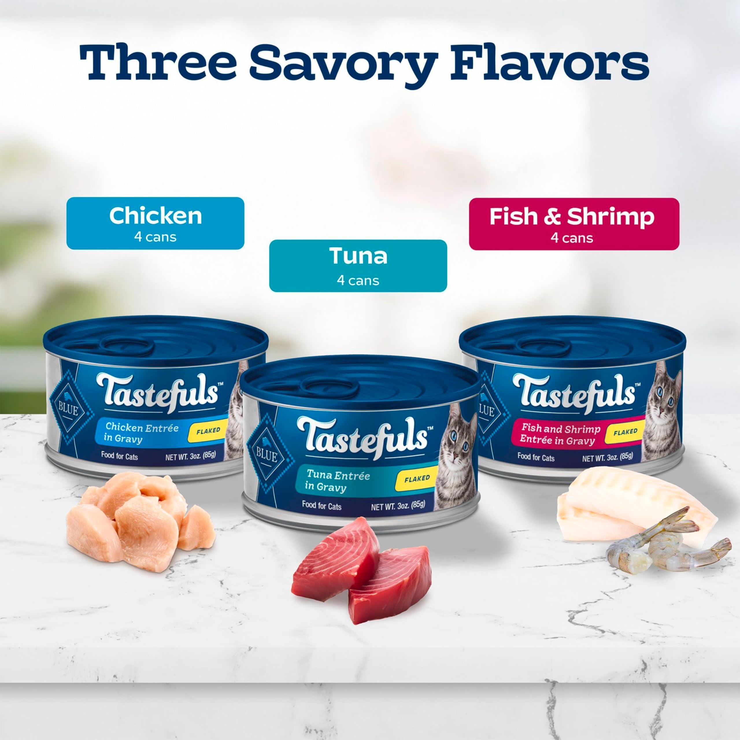 Aperçu du pack Tastefuls Varié Blue Buffalo sur emballage
