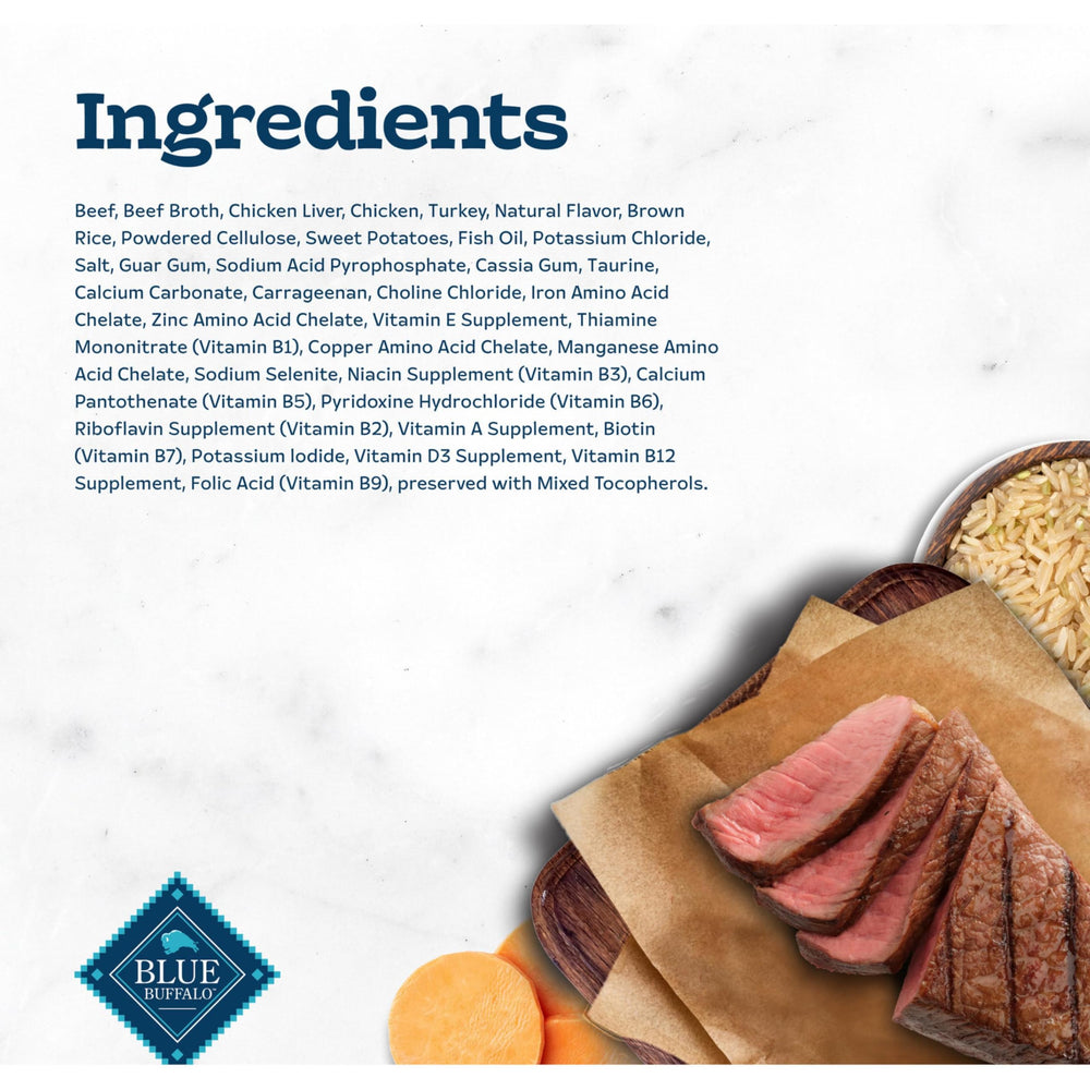 Blue Buffalo Tastefuls Paté chat — 24 boîtes de 156 g pour des repas pratiques.
