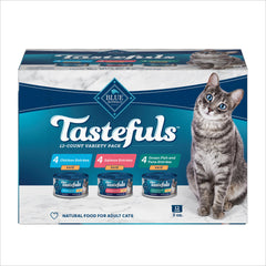 Blue Buffalo Tastefuls pâté saumon : texture soyeuse et hydratation accrue pour les chats.