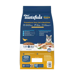 Poulet réel dans une sauce savoureuse Tastefuls, appétit accru pour les chats.