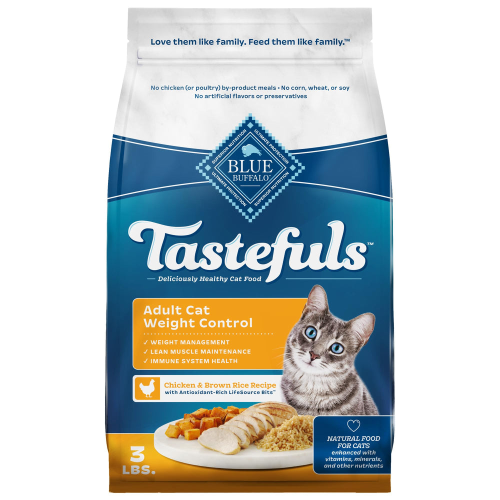 Blue Buffalo Tastefuls avec premier ingrédient poulet pour une alimentation protéinée