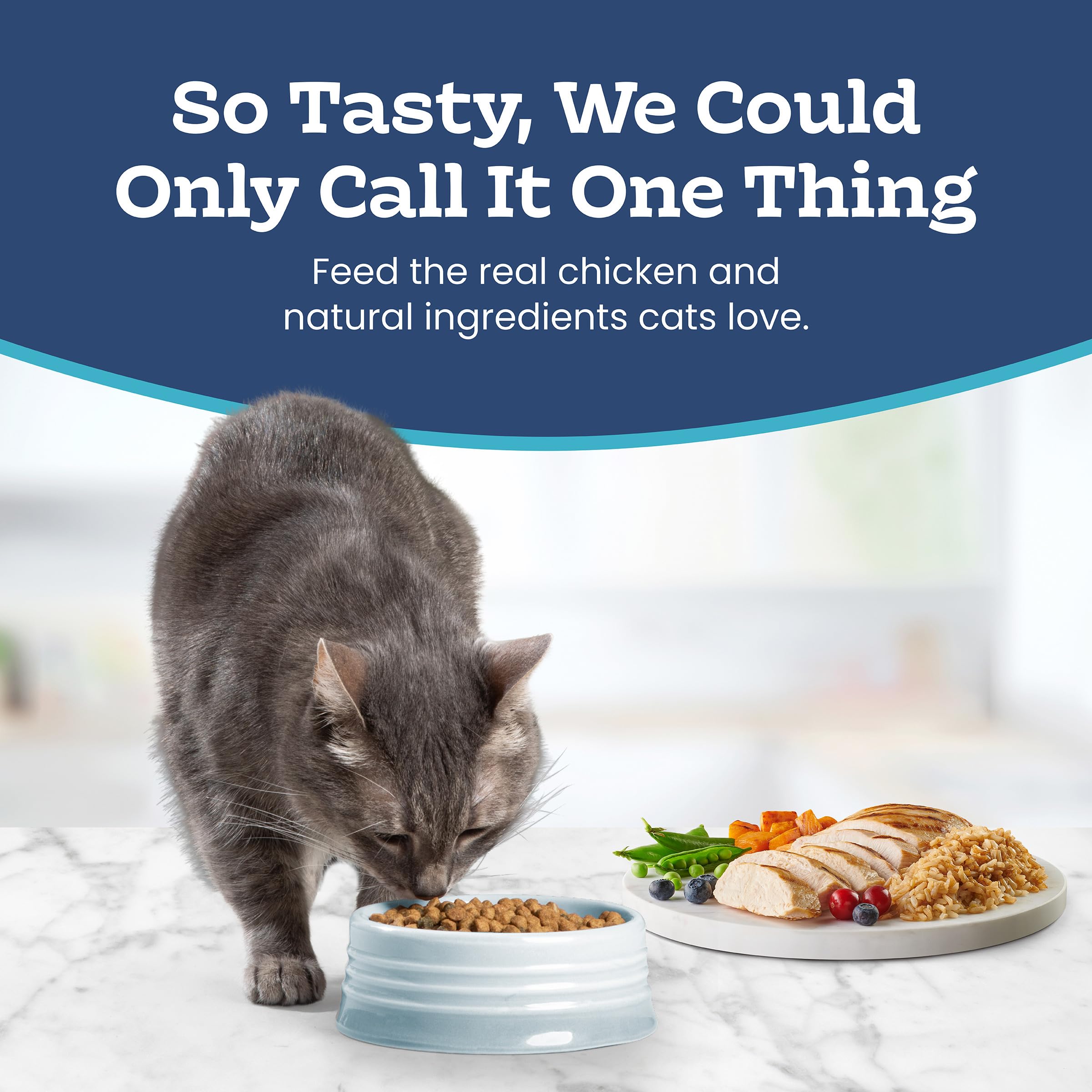 Blue Buffalo Tastefuls soutient la digestion des chats adultes.