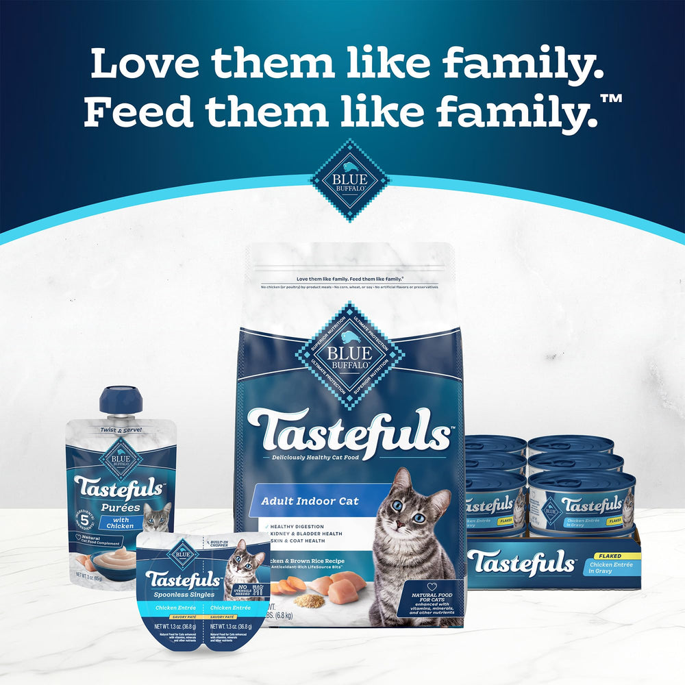 Blue Buffalo Tastefuls Cups 2-6 Oz – portions individuelles pratiques