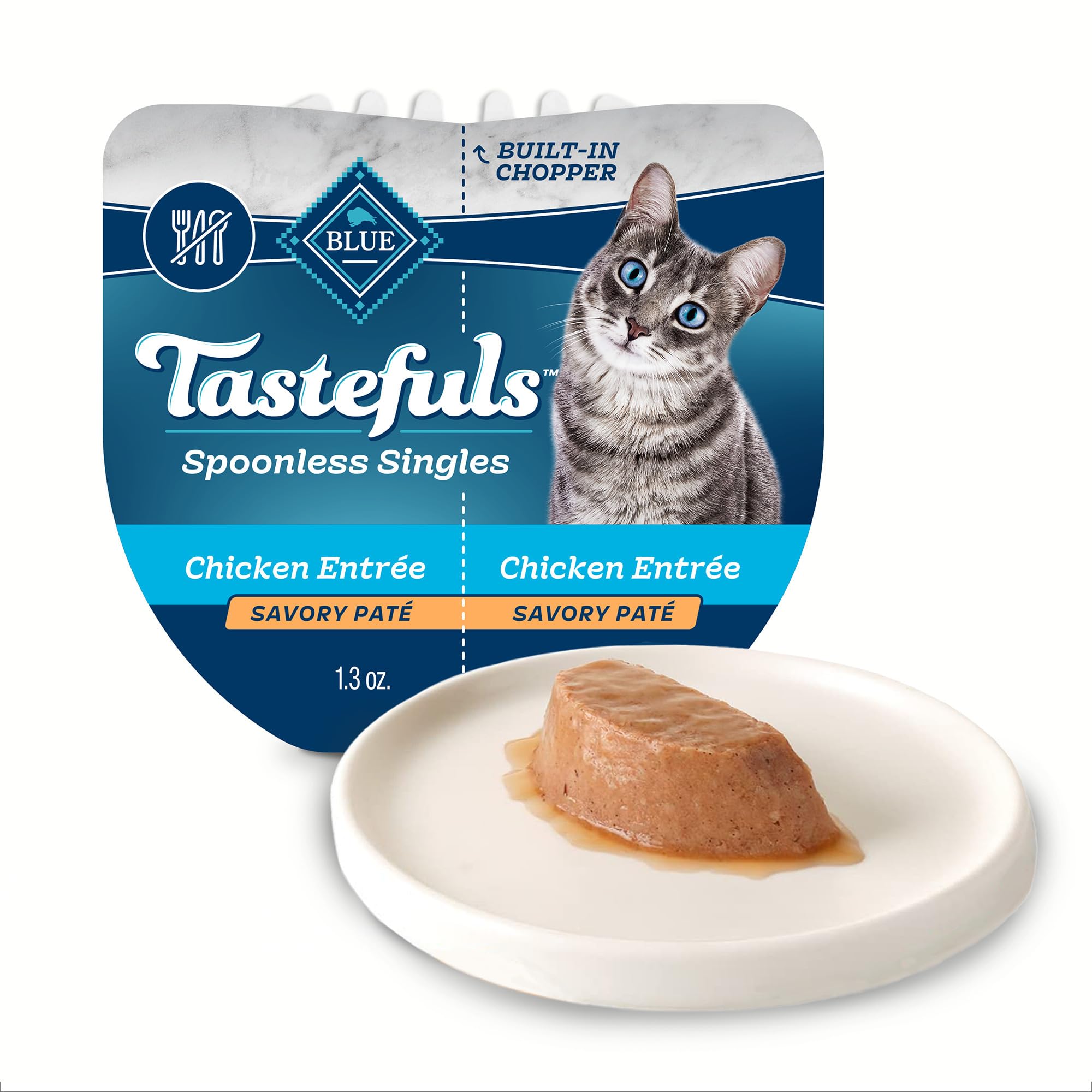 Blue Buffalo Tastefuls Tray Pate Poulet – plateau pratique pour portions faciles