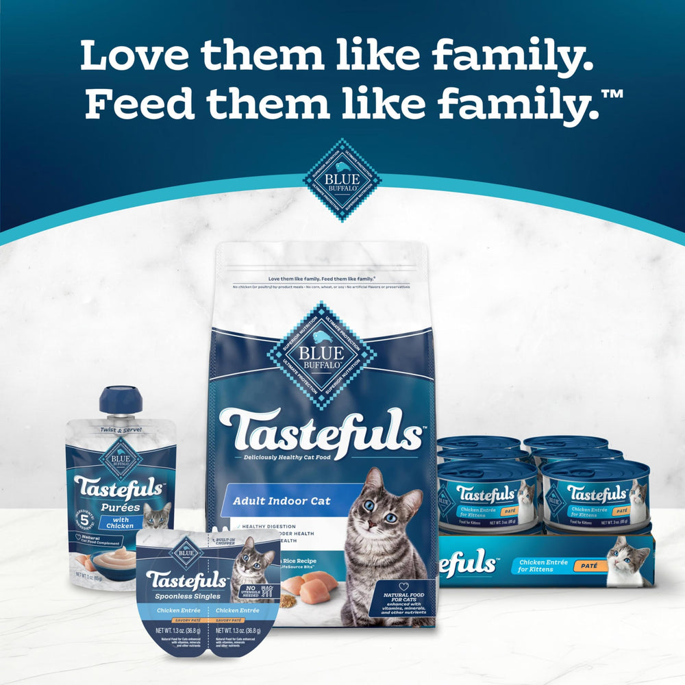 Blue Buffalo Tastefuls, variété poulet et dinde pour varier les repas.