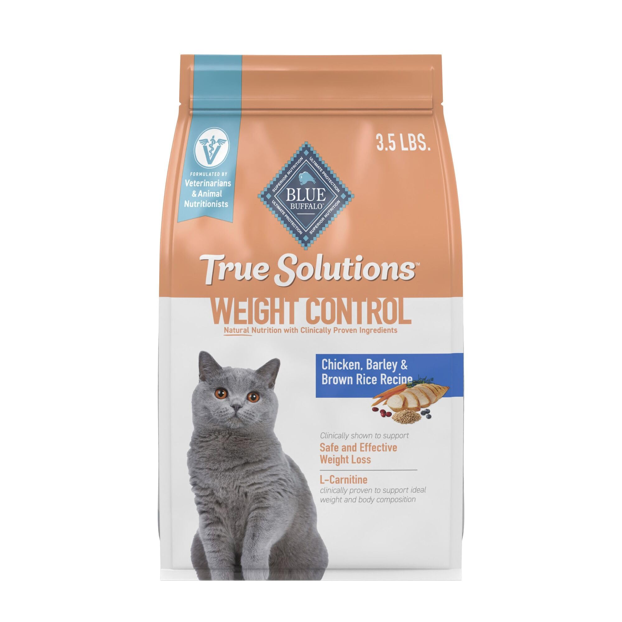 Blue Buffalo True Solutions, sac 3,5 lb, aide potentiellement au contrôle du poids.