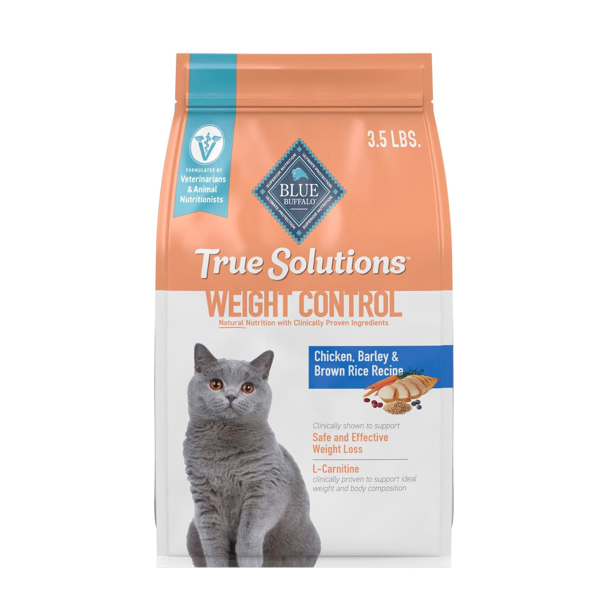 Blue Buffalo True Solutions, sac 3,5 lb, aide potentiellement au contrôle du poids.