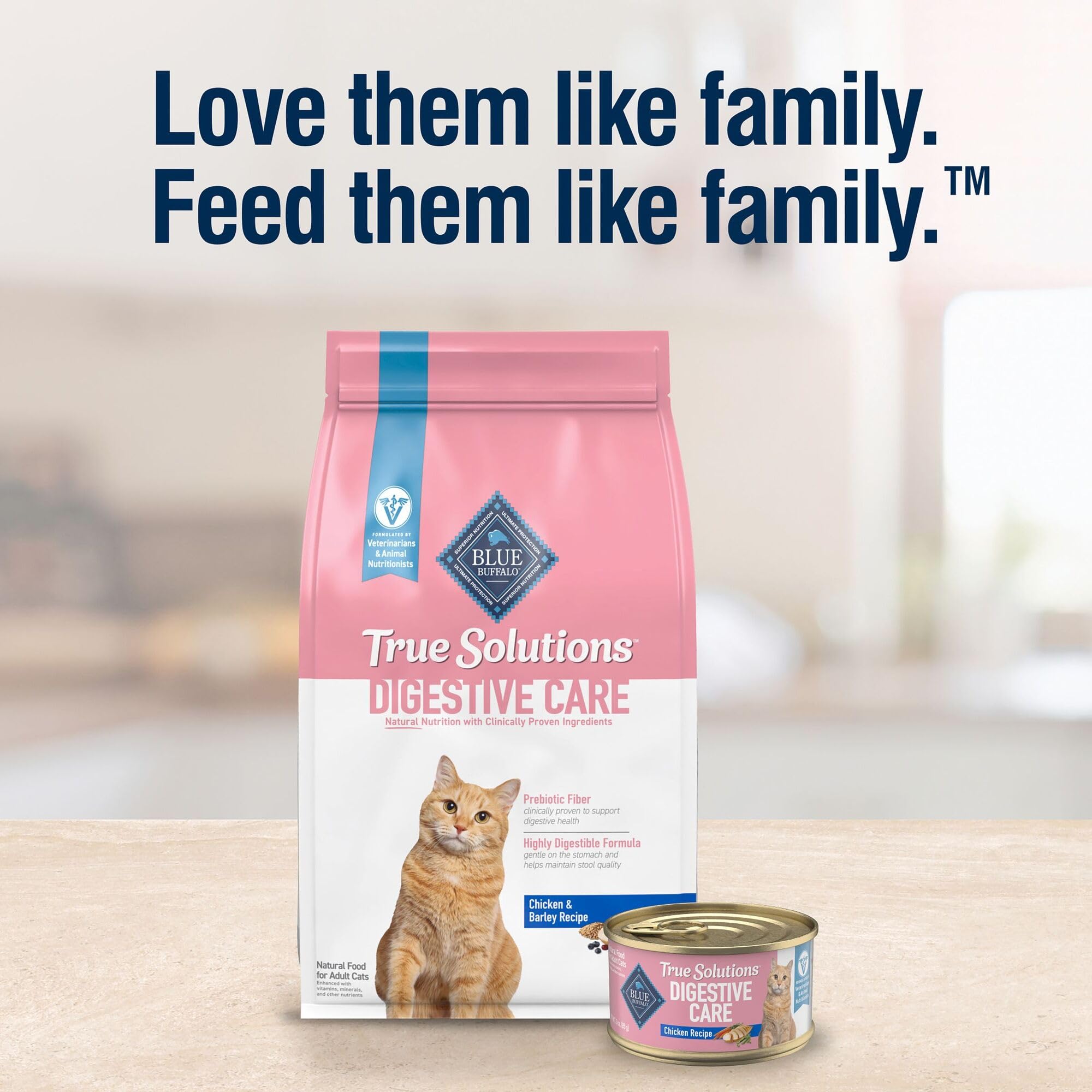 Blue Buffalo True Solutions protéines animales – soutien quotidien pour chat adulte.