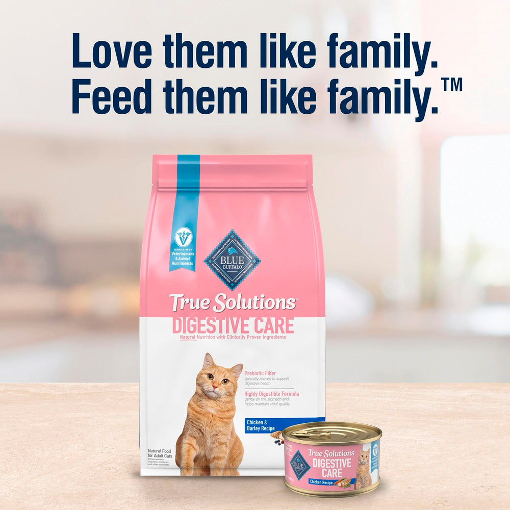 Blue Buffalo True Solutions protéines animales – soutien quotidien pour chat adulte.