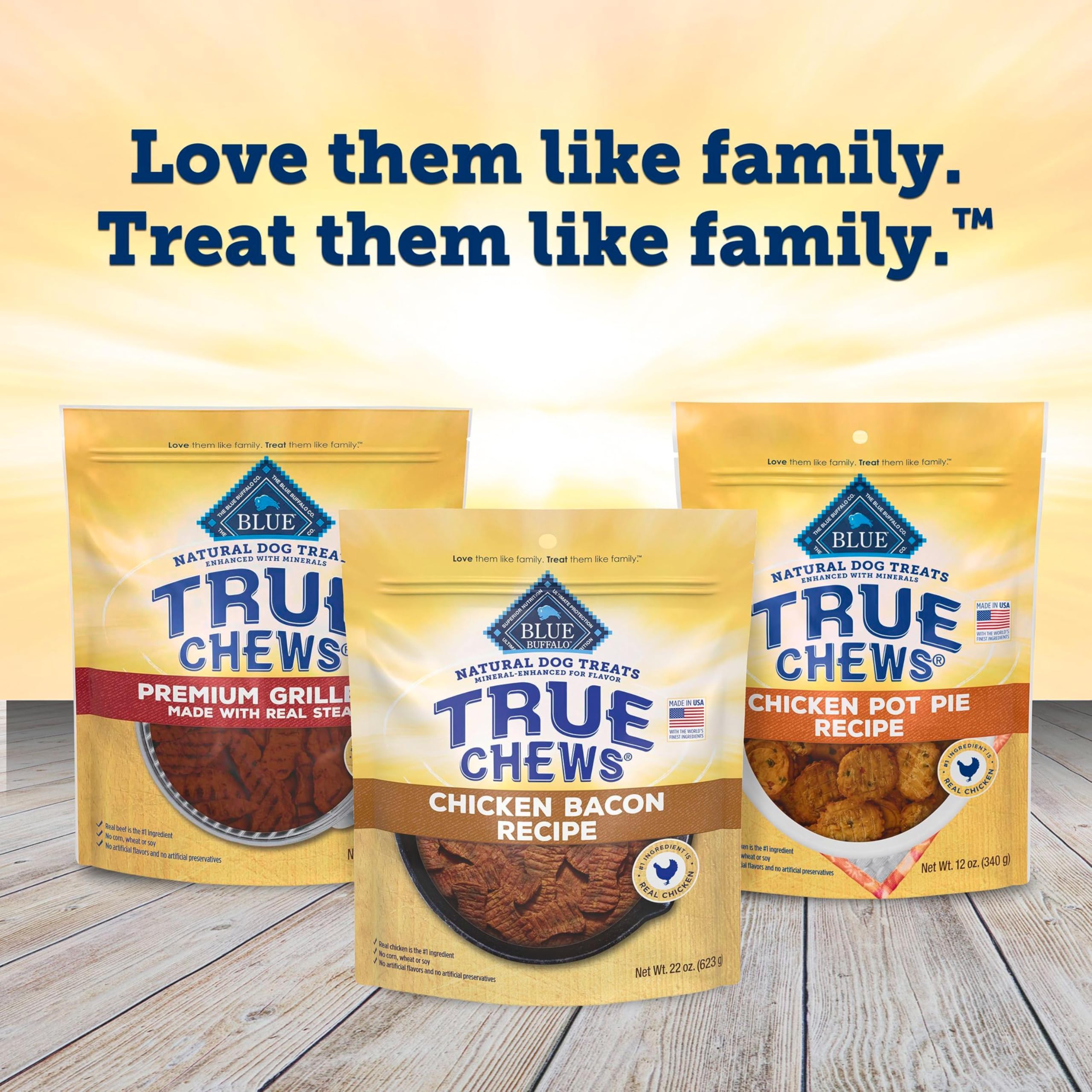 Chien content et satisfait après avoir dégusté Blue Buffalo True Chews.