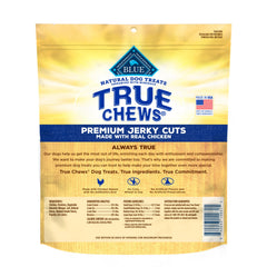 Blue Buffalo True Chews: emballage clair montrant les ingrédients naturels.