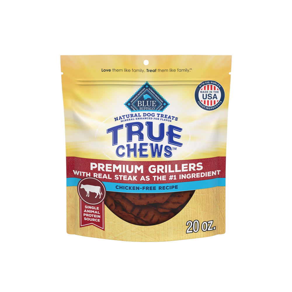 Blue Buffalo True Chews Grillers emballage 20 oz prêt à récompenser