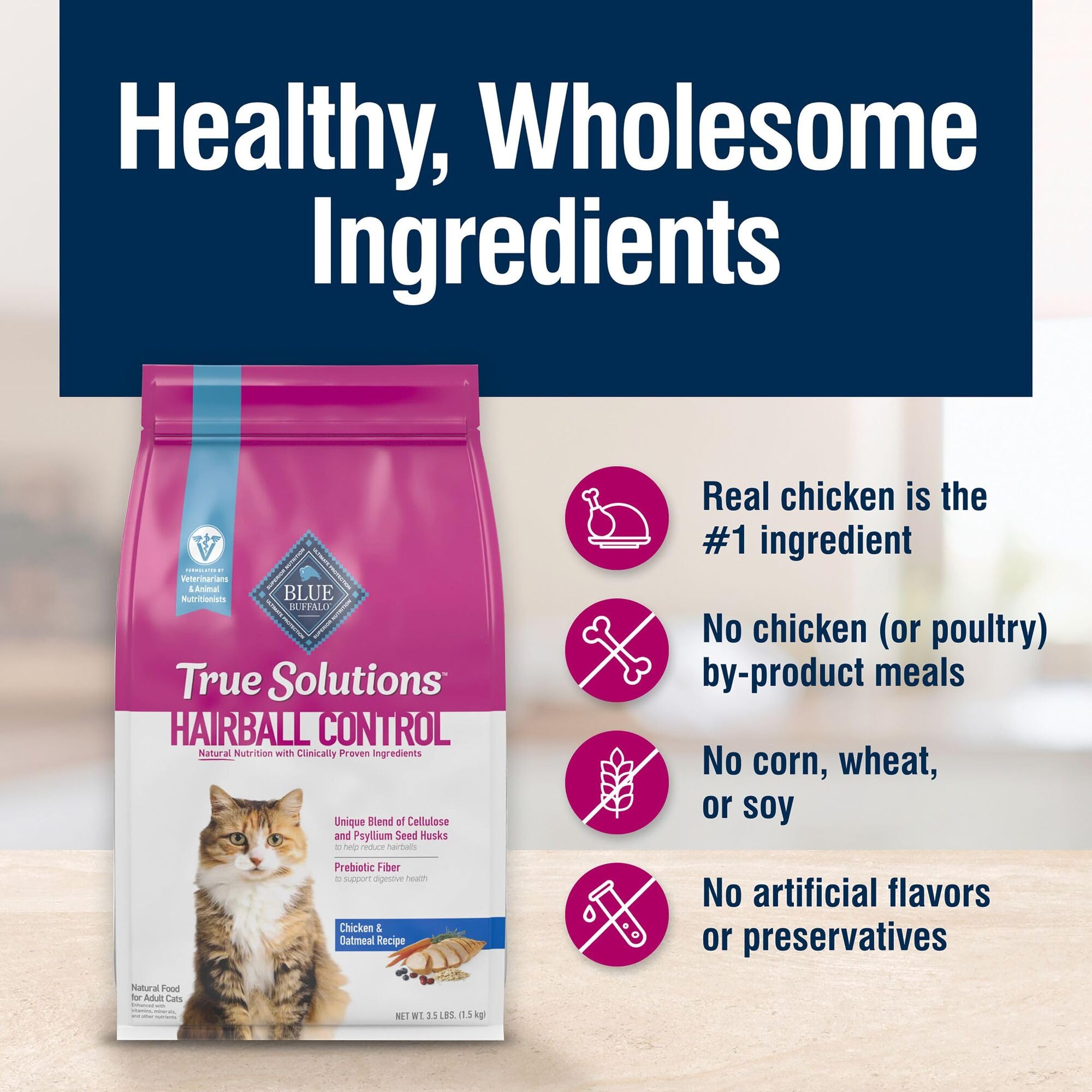 Blue Buffalo True Solutions LifeSource Bits apporte des antioxydants.