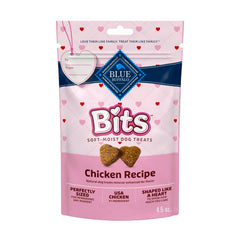 Blue Buffalo Valentines Bits, sachet 128 g, récompense savoureuse pour entraînements quotidiens.