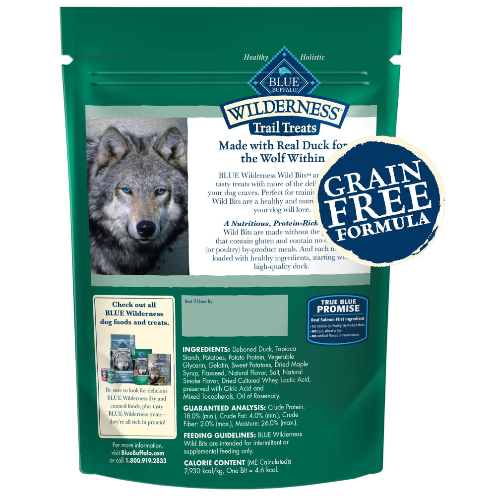 Blue Buffalo Wilderness Wild Bits friandises au canard, texture moelleuse et mâchable