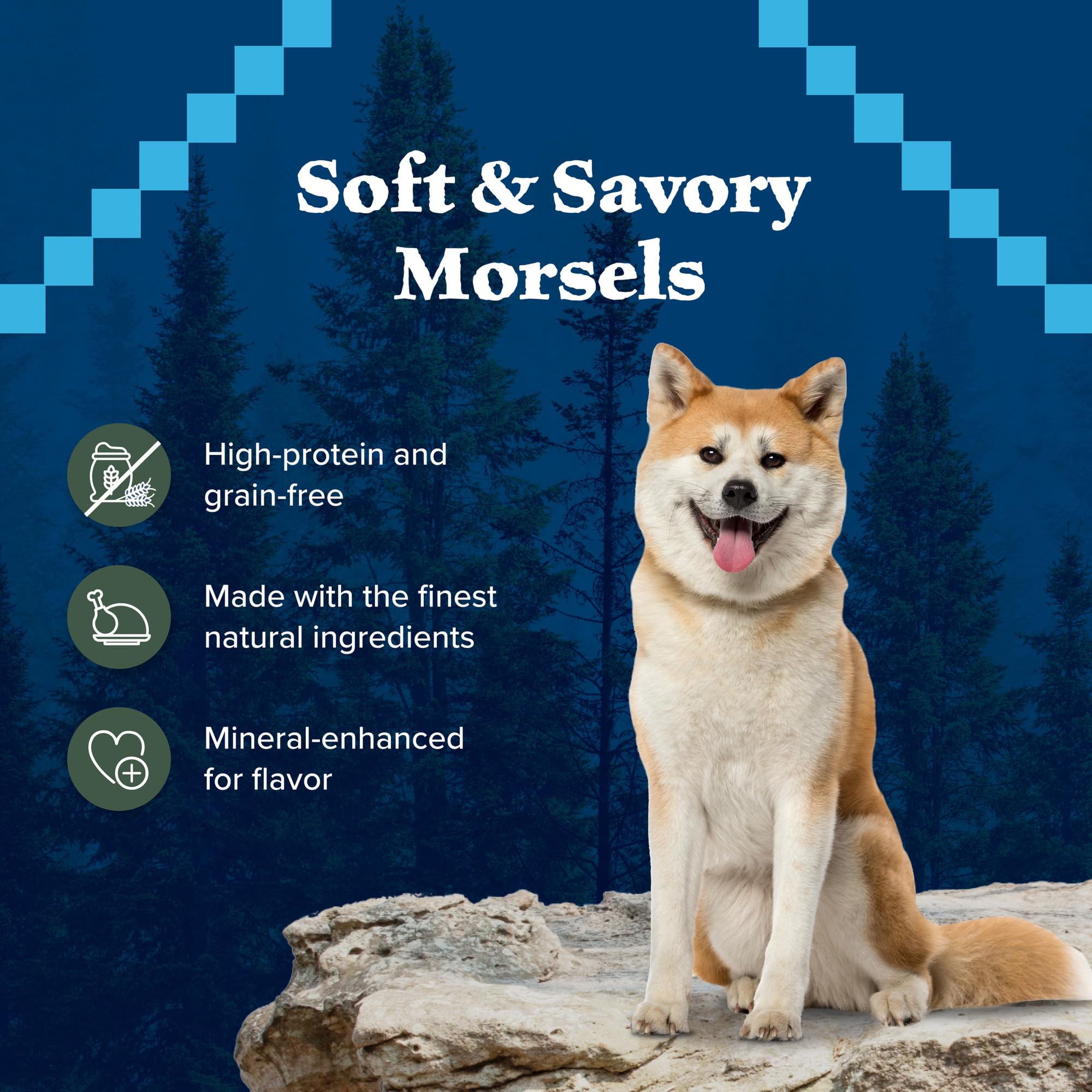 Blue Buffalo Wilderness Wild Bits idéal pour chiots et chiens adultes