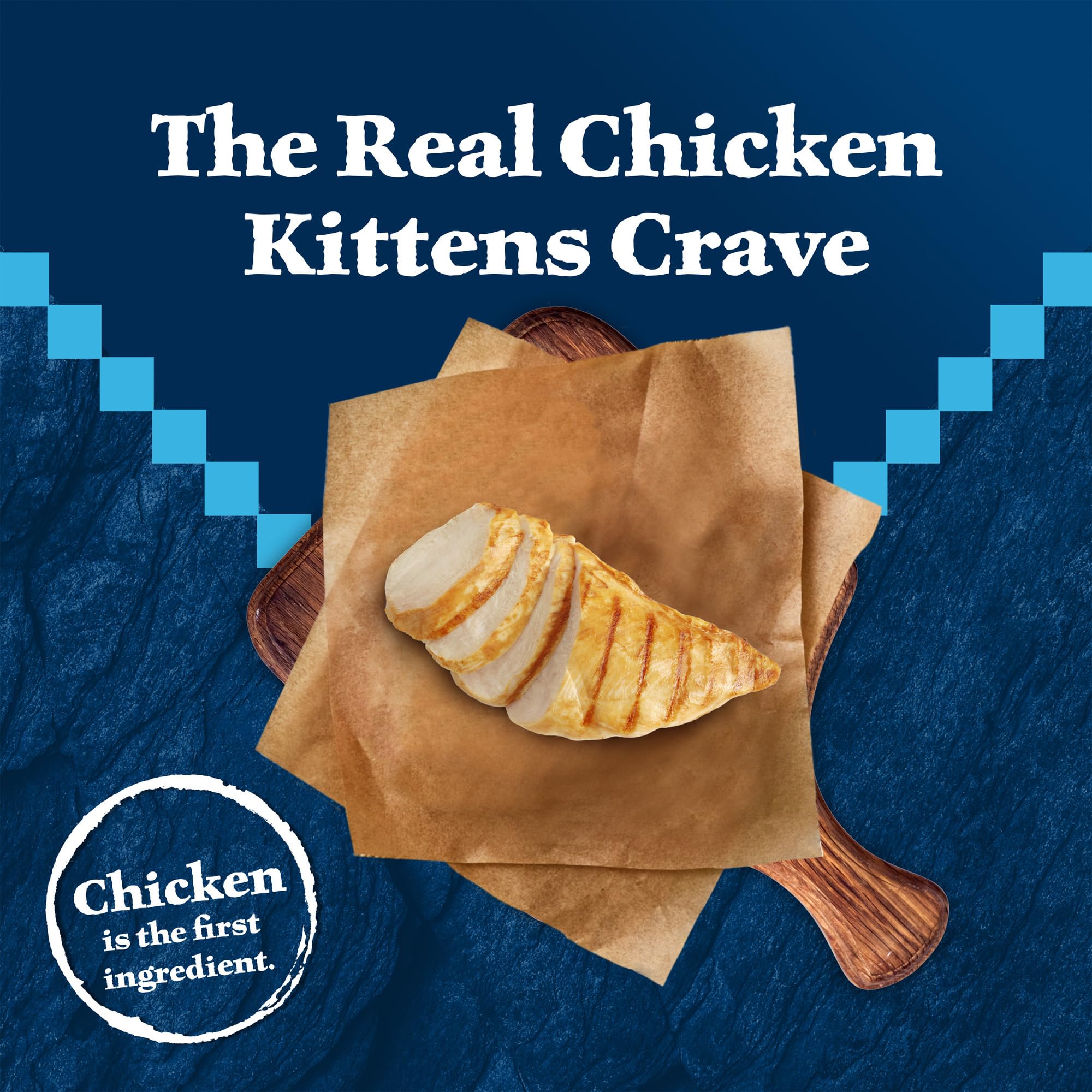 Blue Buffalo Wilderness chaton, sans céréales pour une alimentation naturelle.