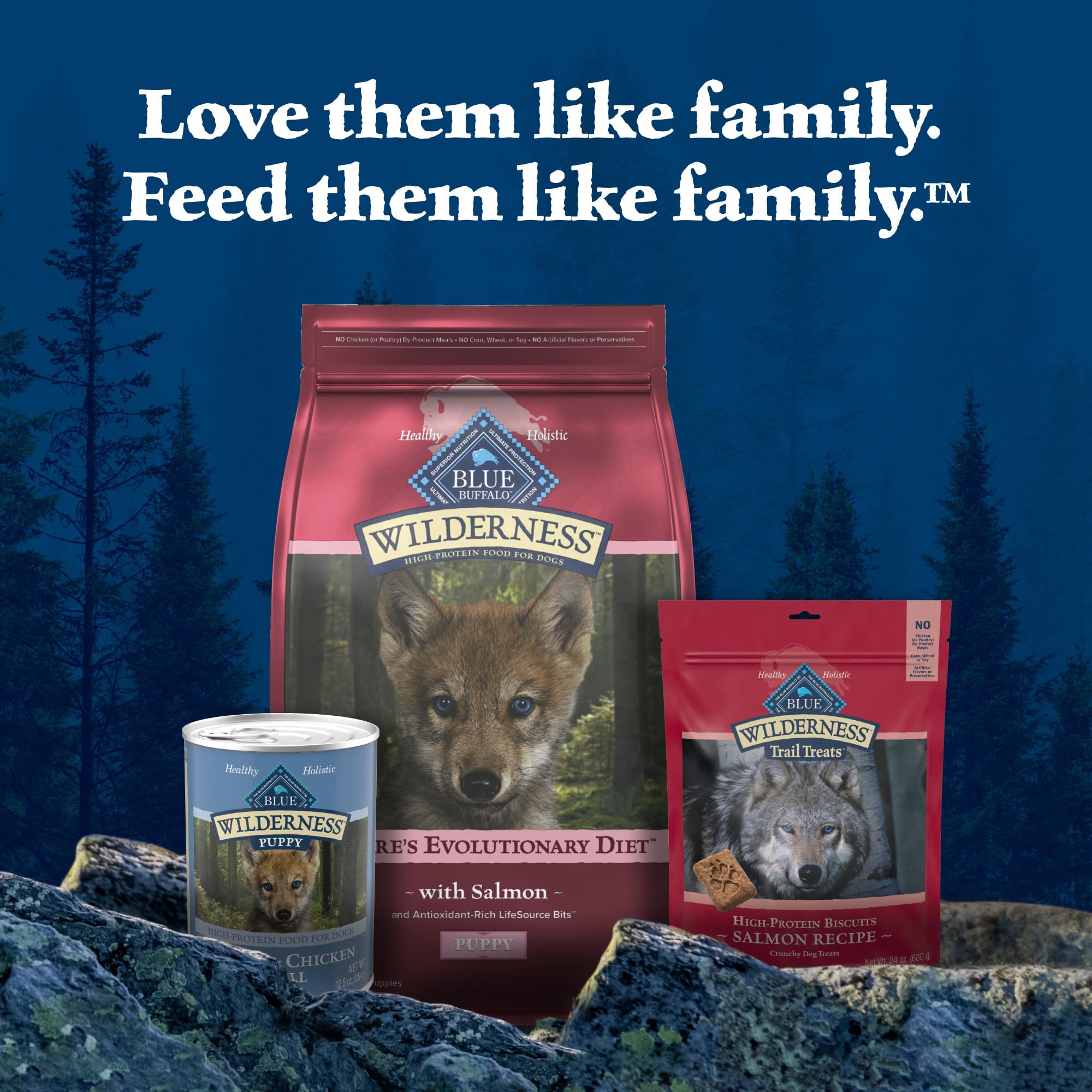 Blue Buffalo Wilderness chiot: emballage 4,5 lb facile à utiliser.