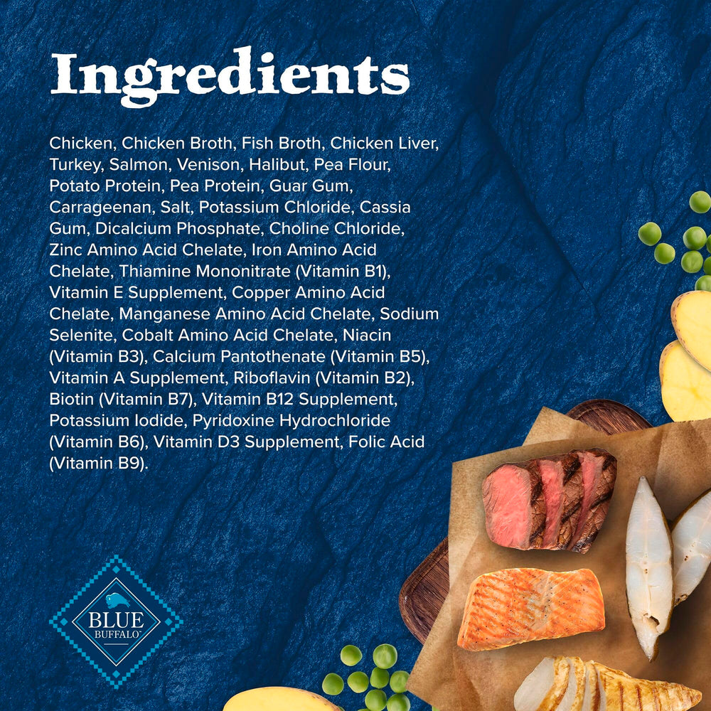 Blue Buffalo Wilderness Denali Diner, sans céréales, formulation grain-free pour certains chiens.