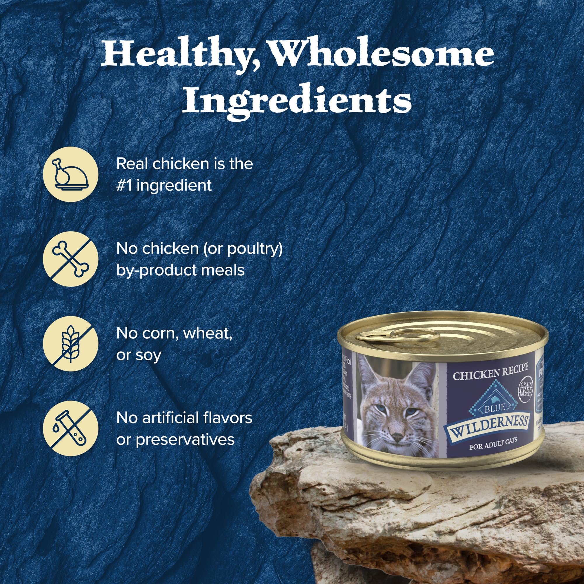 Blue Buffalo Wilderness emballage 24 conserves: format pratique pour les repas.
