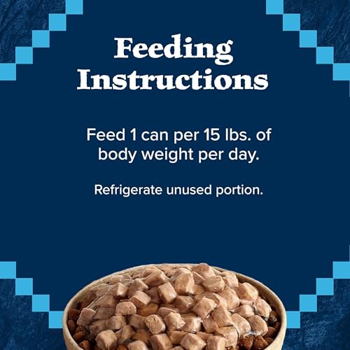 Blue Buffalo Wilderness emballage et avantages nutritionnels visibles.