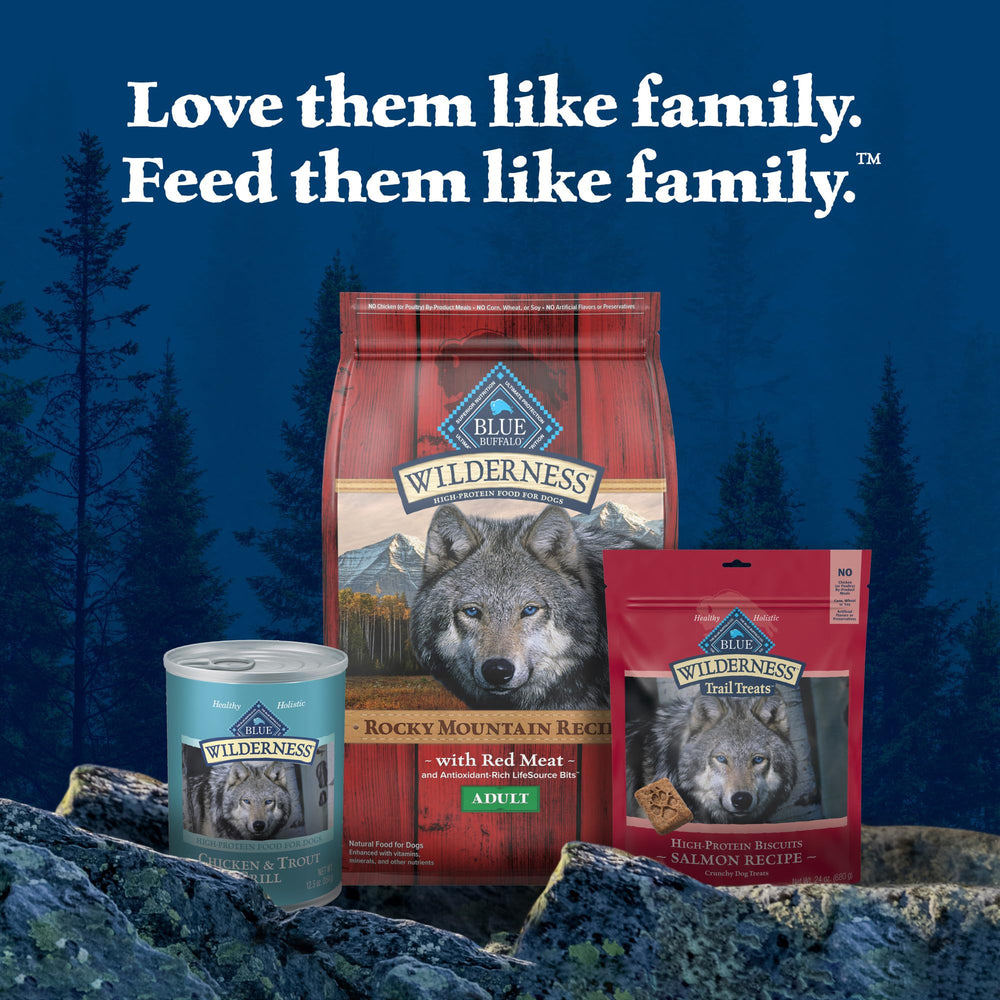 Blue Buffalo Wilderness complément idéal pour varier les repas sans céréales.