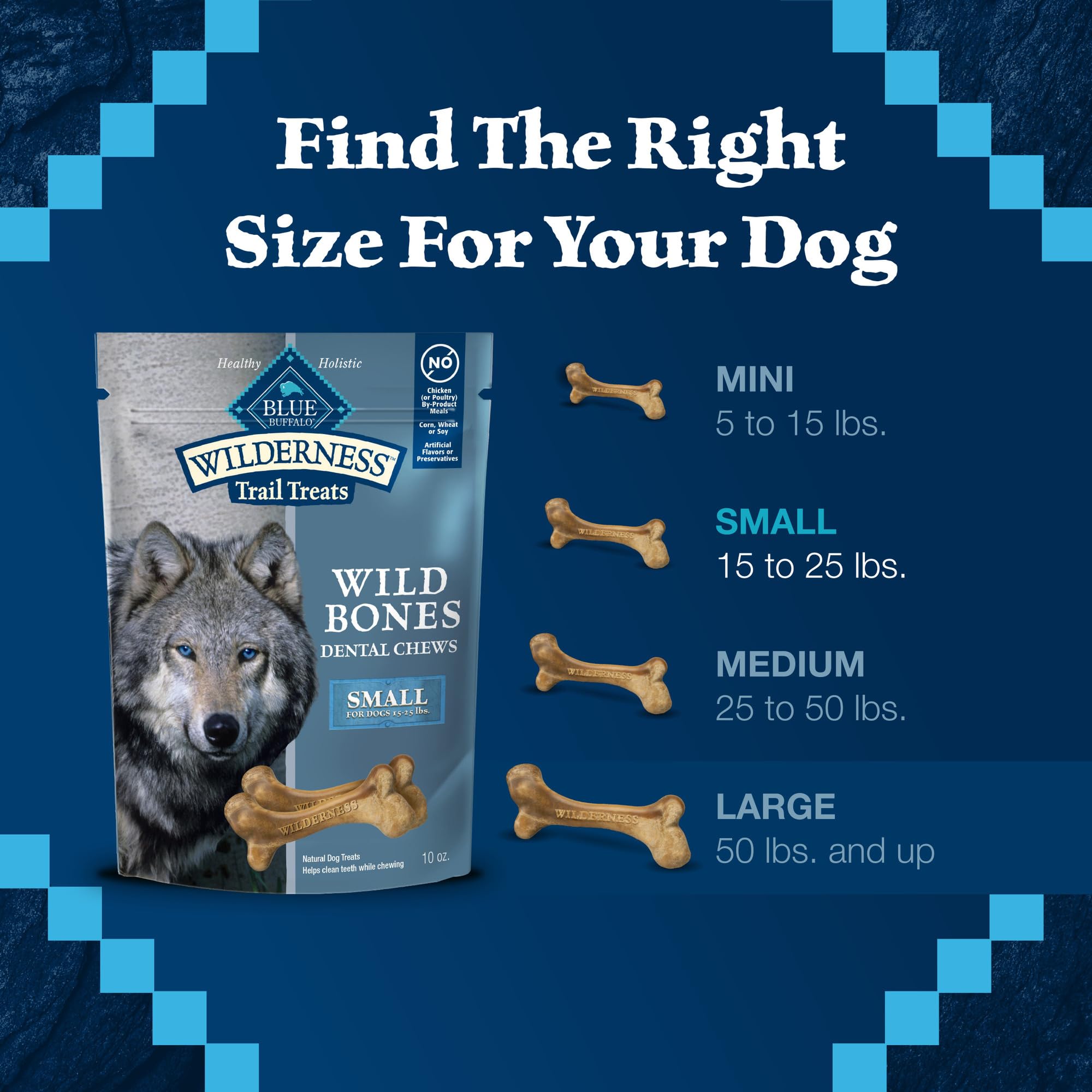 Blue Buffalo Wilderness os croquant – texture idéale pour mordiller