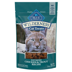 Blue Buffalo Wilderness friandises molles poulet-truite, paquet 56 g — récompense sans céréales