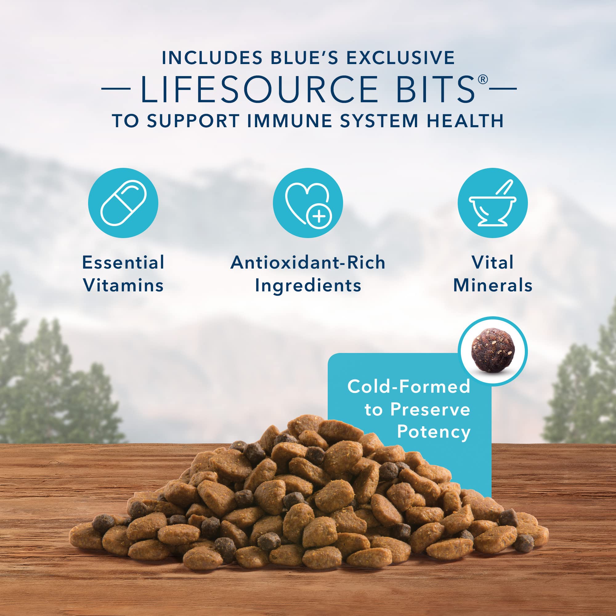 Blue Buffalo Wilderness grains complets, carburant quotidien pour chien adulte.