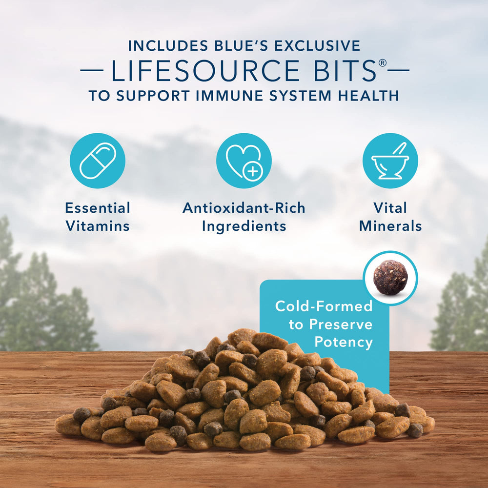 Blue Buffalo Wilderness grains complets, carburant quotidien pour chien adulte.