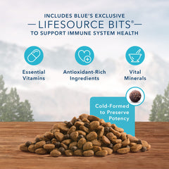Blue Buffalo Wilderness grains complets, carburant quotidien pour chien adulte.